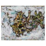 Shoo Ching Wan 20th Century Chinese Oil on Canvas