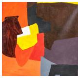 Serge Poliakoff Russian Abstract Oil on Canvas