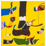 Arshile Gorky American Abstract Acrylic on Canvas