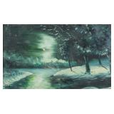 Julian Falat Polish Impressionist Oil on Board