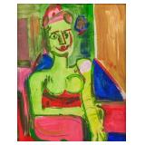 Willem de Kooning Dutch Abstract Oil on Canvas