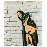 Nick Walker British Pop Mixed Media on Paper