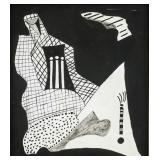 Stuart Davis American Modernist Oil on Canvas