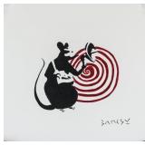 Bansky British Pop Art Ink on Paper