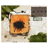 Alberto Burri Italian Expressionist Mixed Media