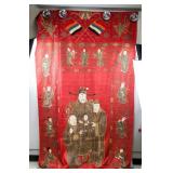 Republic of China Silk Embroidery Bed Sheet