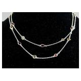 Assorted Gemstone Necklace RV $2000