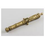 Brass Canon Form Smoke Pipe