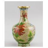 Chinese Cloisonne Porcelain Vase