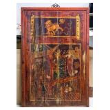 Chinese Qing Dynasty Wood Panel with Painting