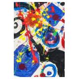 Sam Francis American Abstract Oil on Canvas