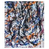 Jackson Pollock American Abstract Oil on Canvas