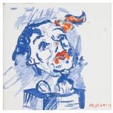 Oskar Kokoschka Austrian Expressionis Oil Canvas