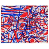 Morris Louis American Abstract Oil on Canvas