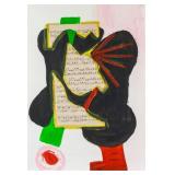 Robert Motherwell American Abstract Mixed Media