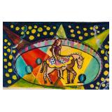 Hugo Scheiber Hungarian Modernist Oil on Canvas