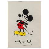Andy Warhol US Pop Art Mickey Mouse Sketch