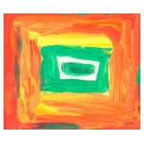 Howard Hodgkin British Abstract Oil on Canvas