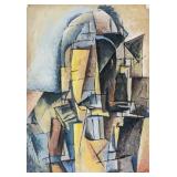 Judin Lew Russian Suprematist Gouache on Paper