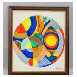 Robert Delaunay French Orphist Oil on Canvas