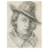 Eugene Zak Polish Modernist Graphite on Paper