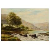 William Alfred Gibson British School Oil on Canvas