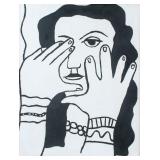 Fernand Leger French Cubist Mixed Media