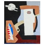 Louis Marcoussis French Cubist Oil on Canvas