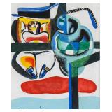 Le Corbusier French-Swiss Modernist Mixed Media