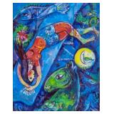 Marc Chagall Russian-French Surrealist Oil
