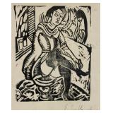 Ernst Ludwig Kirchner German Expressionist Woodcut