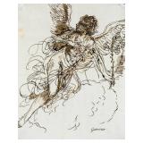 Guercino Italian Baroque Ink on Paper