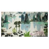 Yan Zhiping Ink and WC Seascape