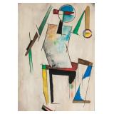 Varvara Stepanova Russian Constructivist Gouache