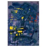 Alfred Manessier French Abstract Watercolor Paper