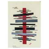 Nikolai Suetin Russian Supermatist Gouache