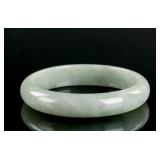 Burma Green Jadeite Bangle Grade A Certificate