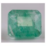 4.10 Ct Natural Green Emerald AGSL Certificate