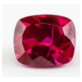 8.35 Ct Cushion Cut Red Ruby AGSL Certificate