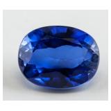 13.70 Ct Oval Cut Blue Sapphire AGSL Certificate