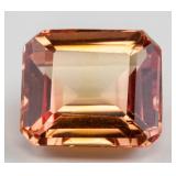 18.5 Ct Yellow/Pinkish Sapphire AGSL Certificate