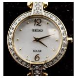 Seiko Solar Mother of Pearl Dial Watch