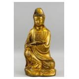 Chinese Bronze Guanyin Statue with Kangxi Mark