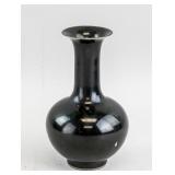 Chinese Black Glazed Porcelain Vase YongZheng MK