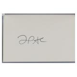 Tupac Shakur Shakur Autographed Postcard JSA