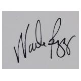 Wade Boggs Autographed Index Card JSA