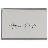 Willie Mays JSA Autographed Postcard Letter