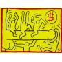 Keith Haring American Pop Art Oil on Canvas