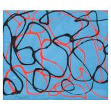 Brice Marden American Modernist Oil on Canvas