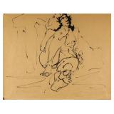 Harold Barling Town Canadian Acrylic Sketch